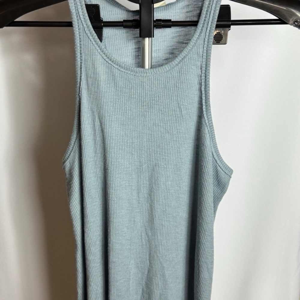 Free People Ribbed Tank Top – Blue – Size XS - Picture 3 of 3